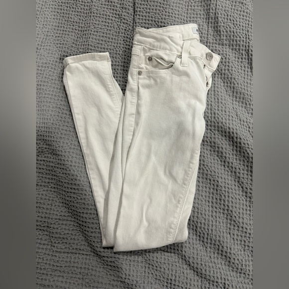 {JUST BLACK} Modern Classic Skinny Jean Optic White - Picture 4 of 7